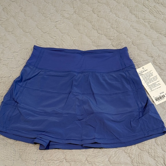 Lululemon Pace Rival MR Skirt *Long (Tall)Wild Indigo NWT sz2